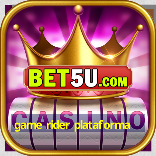 game rider plataforma